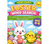 VERY EASY EASTER WORD SEARCH: Fun and Simple Word Search Puzzles for Kids Ages 4-6 | 100 Easy Easter Games (Easter Sudoku Collection)