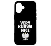 Very Kurwa Nice Poland Polska Polskie Carcasa para iPhone 16
