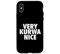 Very Kurwa Nice Poland Polska Polskie Very Nice Carcasa para iPhone X/XS