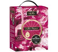 Very Pamp' Vino Rosado aromatizado Pomelo - Bebida aromatizada Bag in Box 3L - Sabor pomelo natural, formato práctico ecológico, ideal aperitivo verano y conservación.