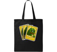 Very Rare Crypto Pepe Bitcoin Cards - Bolsa de algodón ecológico natural, color negro, Black, Talla única