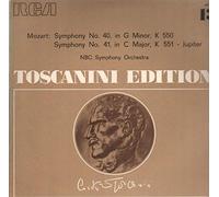 VERY RARE JAPANESE VINYL PRESSING!!! Mozart "Jupiter" Symphony No. 41 and Symphony No. 40: Arturo Toscanini conducts the NBC Symphony Orchestra