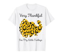 Very Thankful For My Little Turkeys Fun Acción de Gracias Pavo Camiseta