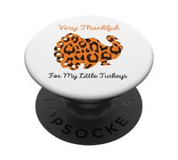 Very Thankful For My Little Turkeys FunThanksgiving Pavo PopSockets PopGrip Adhesivo