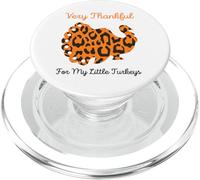 Very Thankful For My Little Turkeys FunThanksgiving Pavo PopSockets PopGrip para MagSafe