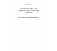 Verzeichnis Der Ein- Und Ausgemeindungen In Thüringen 1920-1945 (ebook