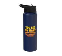 Ves a mi hombre Muy atractivo Muy fuera de límites Muy mío Stainless Steel Insulated Water Bottle