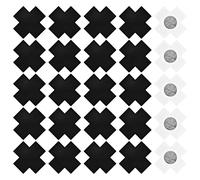 Vesaneae 10 Pares de Pezoneras Cruzadas Adhesivas Pegatina de Pezón de 8 cm Desechable Cubre Cubiertas de Seno Invisible Tapa de Pezones para Mujer Niña Vestido de Noche Sin Espalda Corte Bajo