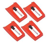 Vesaneae 4 Piezas Aguja para Tocadiscos, Repuesto Universal para Fonógrafo, Compatible con la Mayoría de Crosley, Ion, Jensen, Bush y Teac