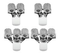 Vesaneae 4 Piezas Portalápices de Enfermera, Clips de Soporte de Bolígrafo, Portalápices Metal, Doble/Tres Orificios Clips de Bolígrafos, Organizador De Plumas, Soporte de Lápices para Médicos Pilotos