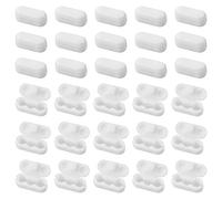 Vesaneae Conectores de Cadena con Bola y Clips para Persiana Enrollable Romana Vertical - 50 Piezas