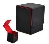 Vesaneae Estuche para Cartas, Magnetic Flip Box, Caja para Cartas, Caja Almacenamiento, Portátil Caja Cartas, Caja Juegos Des Cartas, Deck holder, Caja de Cartas Compatible, Estuche De Tarot (A)