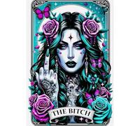 Vesavifaka Diamond Painting Set, 5D DIY Diamond Painting Adultos, Tarjeta de Tarot Reina Gótica, Pintura Diamante Completa con Pedrería, Decoración de Pared para el Hogar 30×40cm