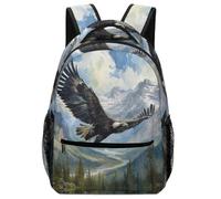 VesFy áGuila genial Mochila Niña Niño Animal Morral Para Portátil Daypack Casual Mochila Escolar Mochila Infantil De Gran Capacidad Para Niños Y Niñas One Size