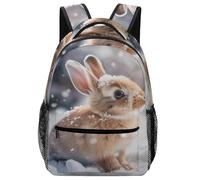 VesFy Cute Bunny Mochilas De Viaje Animal Morral Cómoda Y Versátil Mochila Escolar Para Colegio Viaje Cámping Mochila Infantil Para Niños One Size