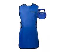 VesFy Delantal de Plomo Delantal De Plomo Protector De Rayos X Con Collar De Tiroides Para Adultos, Delantal De Protección Radiológica Para Hospitales Dentales/para Mascotas(0.35mmPb,100x60cm)