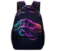 VesFy Dinosaurios de colores Mochila Niños Criaturas antiguas Morral Calidad Y Resistencia Mochila Escolares Mochila Infantil De Gran Capacidad Mochila Mujer & Hombre One Size