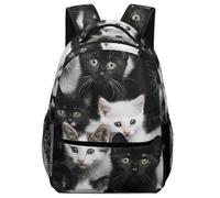 VesFy lindo gato Niña Mochilas Animaleses de compañía Morral Para Portátil Daypack Casual Mochila Escolares Mochila Infantil De Gran Capacidad Mochila Infantil Para Niños One Size