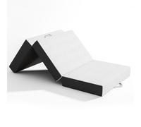 Vesgantti Colchón plegable de espuma de memoria de gel, colchón plegable para invitados, colchón de viaje con funda lavable, colchón plegable para camping, sillón con certificado Öko-Tex (15 cm, 135 x