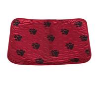 VESHENVEN Alfombrilla Reutilizable para Orines de, Alfombra Absorbente Impermeable para Mascotas con Diseño de Huellas, 4 Capas de Protección, Lavable a Máquina para Uso en Interiores (40 * 60cm)