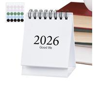 Vesidoloy Calendario de pie | Planificador escolar de enero de 2026 a julio de 2027, planificador mensual de escritorio, para el hogar, lugar de trabajo, dormitorio, biblioteca, mostrador de sala de