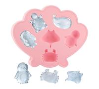 Vesidoloy Cubiteras de Silicona - Moldes de Silicona con Forma de Animales - Diseños de Animales, Desmoldado Fácil,Adecuado para Restaurantes, Celebraciones, Cocina, Camping, Reuniones Familiares