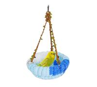 Vesidoloy Hamaca cálida para pájaros, de Loro cálido de Felpa, Accesorios para Mascotas para Descansar, Dormir, criar, esconderse, anidar, posarse, Jugar, Alimentar, Mantener la decoración