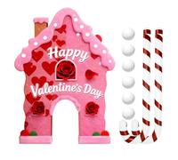 Vesidoloy Juego De Golf del Día De San Valentín | Juego De Interior para El Día De Los Enamorados - Campo de Minigolf con y Bolas,para Parejas Familias Fiestas Hogar