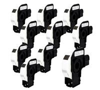 Veson - 10 rollos blancos DK-11204 DK11204 compatibles con rollos de etiquetas de dirección Brother, 17 mm x 54 mm etiquetas de envío para impresora de etiquetas Brother QL (400 etiquetas por rollo)