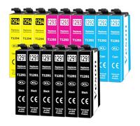 Veson 15 cartuchos T1295 Multipack compatibles con Epson T1291 T1292 T1293 T1294, para Epson WF 3520, para Workforce WF-3010 WF-3540, Stylus SX420W SX525WD Stylus Office BX535WD BX935FWD