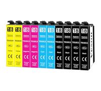 Veson 18XL Cartuchos de Tinta Compatibles con Epson 18XL Multipack para Epson XP 322 Cartuchos para XP-215 XP-205 XP-225 XP-305 XP-325 XP-422 XP-405 XP-415 XP-425 XP-315 XP-102 (10 Unidades)