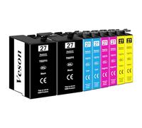 Veson 27XL Cartuchos de Tinta para Epson 27XL compatibles con Epson Workforce WF-3620 WF-3640 WF-7110 WF-7210 WF-7610 WF-7620 WF-7710 WF-7715 WF-7720 (2 Negros, 2 Cian, 2 Magenta, 2 Amarillos)