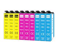 Veson 35XL 35 XL Cartuchos de impresora compatibles con Epson 35XL Multipack, para Epson WF 4720 WF-4720 WF-4725 WF-4720DWF WF-4725DWF WF-4730DTWF WF-4740DTWF (3Cyan, 3Magenta, 3Amarillo)