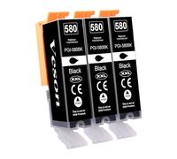 Veson 580XXL PGBK Cartuchos de impresora compatibles con Canon PGI-580 XXL Negro Cartuchos para Canon Pixma TR8550 TR8500 TS6150 TS6350 TS6350a TS6250 TS6151 TS705a TS9550 TS9551 TS8350 TS8350 TS8350