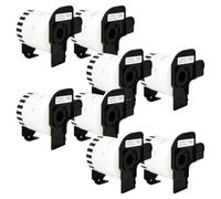 Veson - 8 rollos blanco DK-22212 DK22212 Etiquetas continuas compatibles con rollos de etiquetas de dirección Brother, 62 mm x 15,24 m etiquetas de envío para Brother P-Touch QL-500 570 600 700 710W