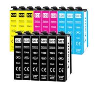 Veson Cartuchos de tinta 503XL compatibles con Epson 503 XL para Epson Workforce WF-2960DWF WF-2965DWF WF2960 WF2965, Expression Home XP-5200 XP-5205 (paquete de 15)