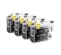 Veson LC223 LC221 Cartuchos de Tinta compatibles Negro para Brother LC223 XL para Brother MFC-J480DW MFC-J5320DW MFC-J5620DW MFC-J5720DW DCP-J562DW DCP-J4120DW MFC-J4420DW MFC-J4620DW (4 Paquetes)