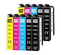 Veson T1295 Multipack Cartuchos de Tinta Compatibles con Epson T1291 T1292 T1293 T1294 para Epson Stylus SX425W SX420W SX435W SX445W SX440W SX230, Workforce WF-3510 WF-7525, Stylus Office BX535wd