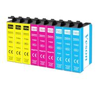 Veson T1306 Cartuchos de Tinta compatibles con Epson T1306 T1302 T1303 T1304, para Epson WF 3520 Cartucho Stylus Office BX925FWD BX635FWD BX935FWD B42WD SX525WD WF-3540 WF-7525 (9 Paquetes)