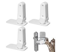 Vesone Cerrojo De Palanca, 3 Piezas De Seguridad Para Mascotas Y Niños, Cerradura De Manija De Puerta, Para Dormitorio Entrada Principal Baño