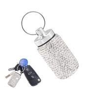 Vesone Llavero Contenedor De Pastillas, Estuche Para Pastillas Con Llavero | Pastillero de metal - Pastillero de metal, impermeable, portátil, duradero, para viajes de camping al aire libre para