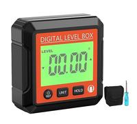 Vesone Nivel Digital | ángulo Digital a Prueba Polvo,Indicador ángulo y Nivel electrónico pequeño y portátil para carpintería, ángulo edición