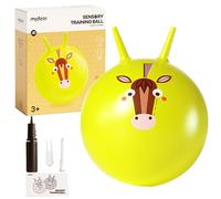 Vesone Siéntate en una Pelota saltarina, Salta y Salta | Bolas de Salto de con Mango | Entrenamiento sensorial, Engrosado, 40 cm/16 Pulgadas de diámetro para niños de jardín de Infantes, de 3