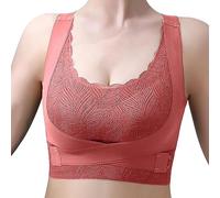 Vesone Sujetador linfático,Sujetador Sedoso inalámbrico Moldeador de Camiseta de Cobertura Completa - Sujetador Delgado y con Forma, up inalámbrico Transpirable sin Costuras para Uso Diario