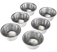 VESPA 924100 Juego de 6 Moldes de Aluminio y Antracita, Metal, 6