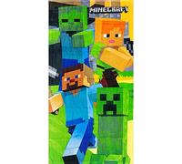 Vespro Toalla de Playa de algodón Minecraft para niños
