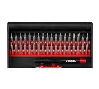 Vessel 9836 - Juego de destornilladores de precisión para relojes, gafas, cámara, smartphone, tableta, consola de juegos (36 unidades)