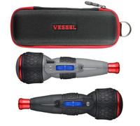 VESSEL Ball Grip - Kit combinado de destornillador inalámbrico recargable con funda | Incluye modelos de alto par y alta velocidad