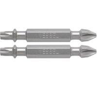VESSEL Brocas de doble extremo para torsión de cuello PH2XT25X50, 2 unidades (cardado)