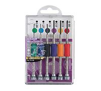 VESSEL Juego de destornilladores de precisión TD-58/H0.89, H1.27, H1.5, H2.0, H2.5, +00